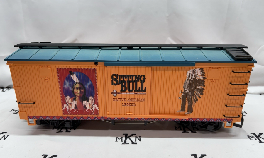 LGB 44673 Sitting Bull Native American Legend Reefer Car G Scale New/Sleeve