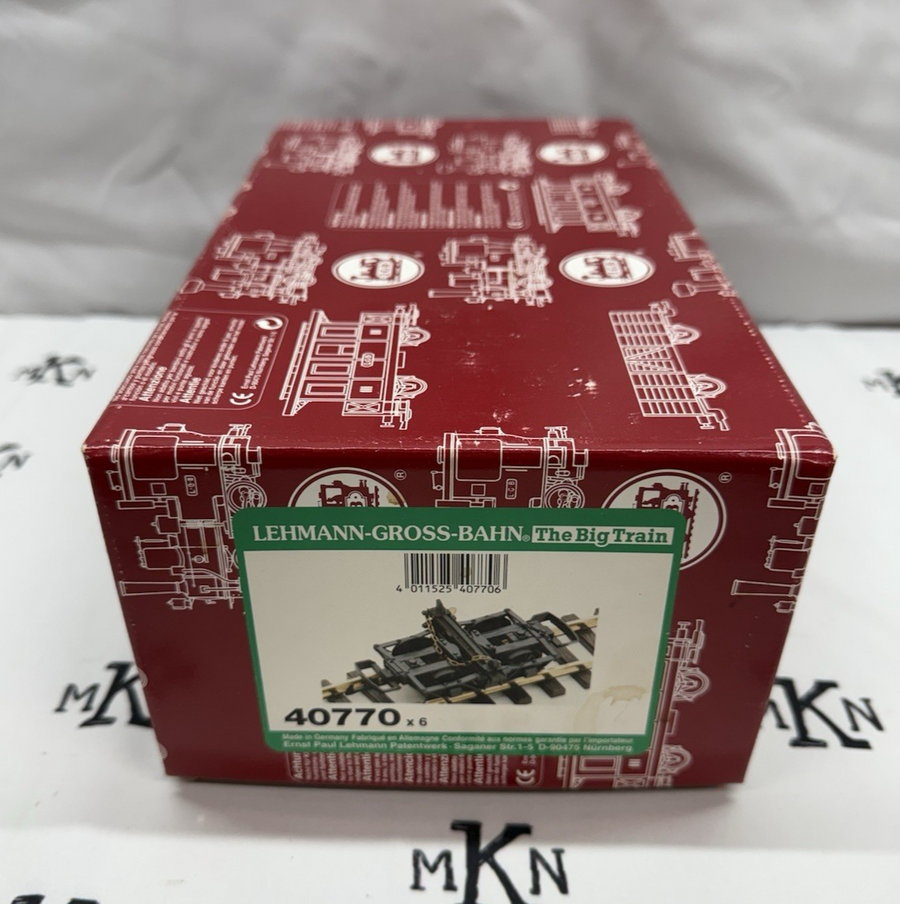 LGB 40770Forect Railway Logging Trucks 6 pc In Box NEW G scale