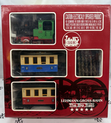 LGB 20301 Passenger Starter Train Set Figures Track G Scale W. Germany EX
