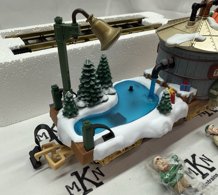 NEW BRIGHT 380-2 HOLIDAY EXPRESS ANIMATED WATER TANKER CAR G SCALE