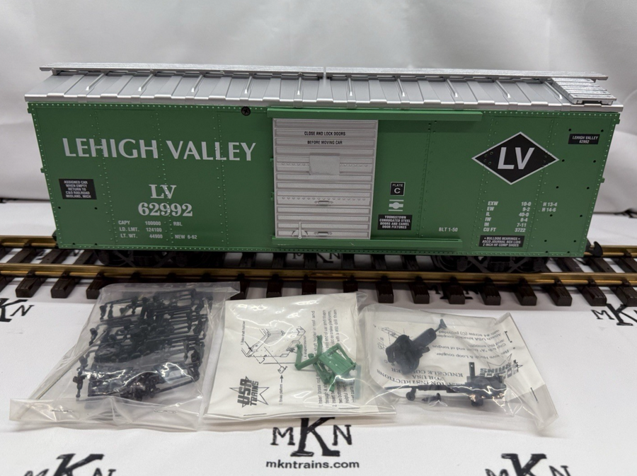 USA Trains R-19060A Lehigh Valley Steel Boxcar #62992 G Scale