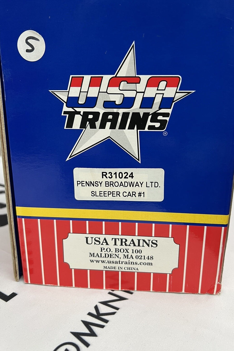 USA Trains R31024 G Pennsylvania Broadwy Smooth Extruded Aluminum Sleeper NIB #1