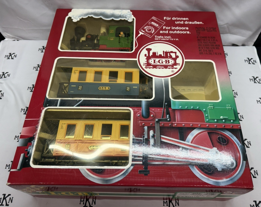 LGB  23301 Passenger Train Starter Set Tested Smoke EX Train Only G Scale