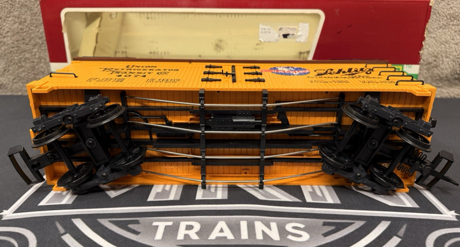 LGB 4074 Z 02 UNION REFRIGERATOR TRANSIT, SCHLITZ BEER REEFER G SCALE EX/Box