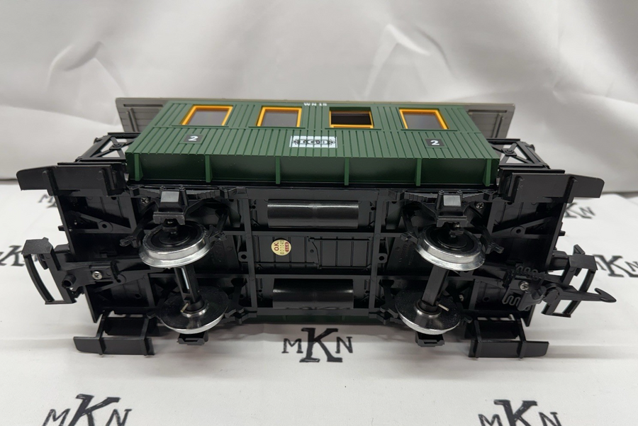 LGB 3106 GREEN 2nd Class PASSENGER COACH Car G Scale Metal Wheels