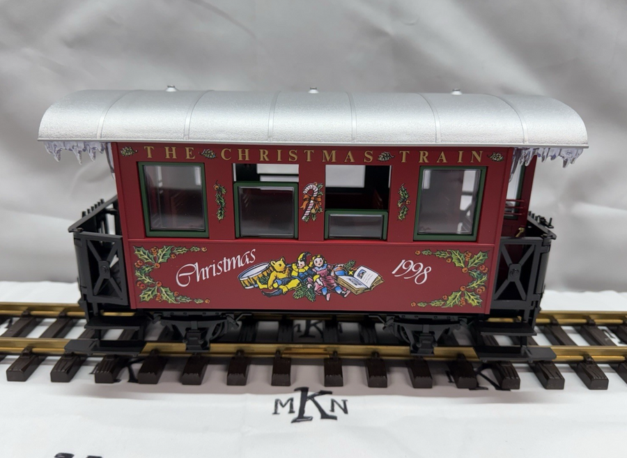 LGB 1998 LEHMANN The Big Train 36078 Christmas Passenger Car G Scale