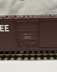 USA Trains R19319A Milwaukee Road G Scale 50’ Box Car #55393 LN