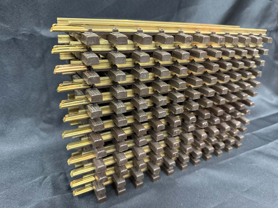 LGB 10000 (1000) x 12 Brass Straight Track G Scale LN