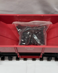 Vintage LGB 4041 OEG #1200 Ballast Car G Scale Germany Version A Couplers Red