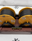 LGB 4002 REEL CAR W/ YELLOW Cable Reels G Scale New