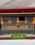 LGB 3013 SG G Scale 150 Year Anniversary Yellow Passenger Coach Dining Car