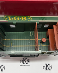 LGB 3019 G Scale Mail Post Car with Lights (Metal Wheels) EX/Box