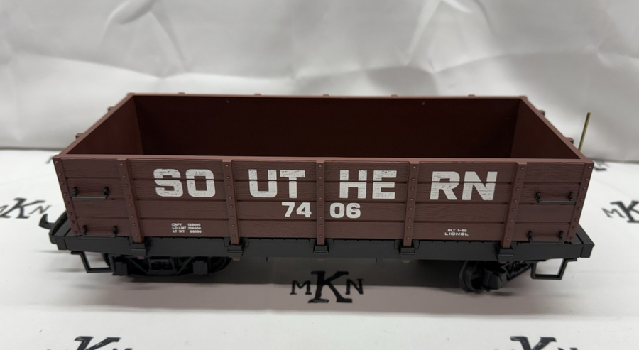 Lionel Large G Scale 8-87406 Southern Gondola Box Car #7406 EX