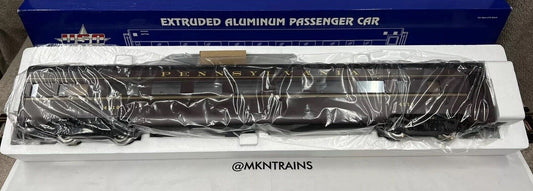 USA Trains R31021 G Pennsylvania Coach Car #1 Smooth Extruded Aluminum New/MINT