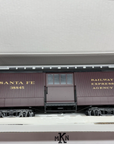 LGB 38845 G Sante Fe Railway Express Agency Baggage Car Metal Wheels Lighted