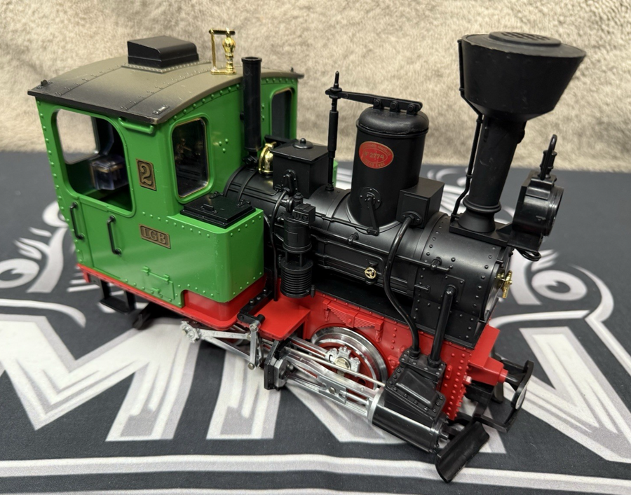 LGB LEHMANN 20212 G Scale 0-4-0 Steam Locomotive With Smoke/Sound Tested LN