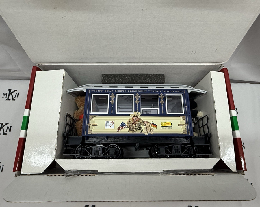 LGB 39073 Teddy Roosevelt Steiff Bear Passenger Coach G Scale