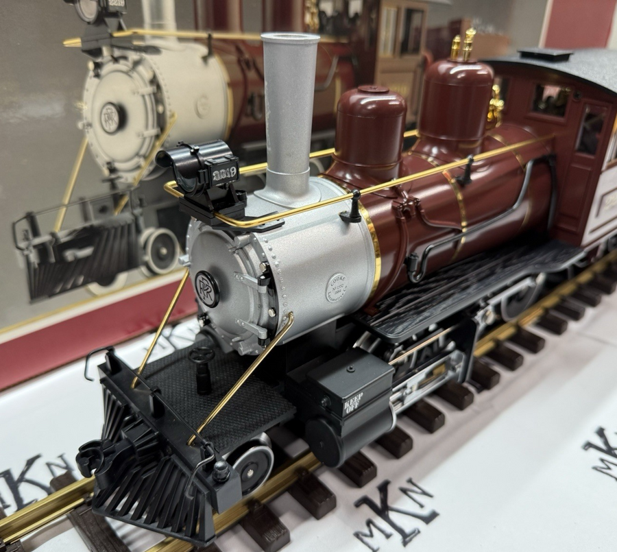 LGB 2219S G Pennsylvania 2-6-0 Mogul Steam Locomotive & Sound Tender LN G Scale