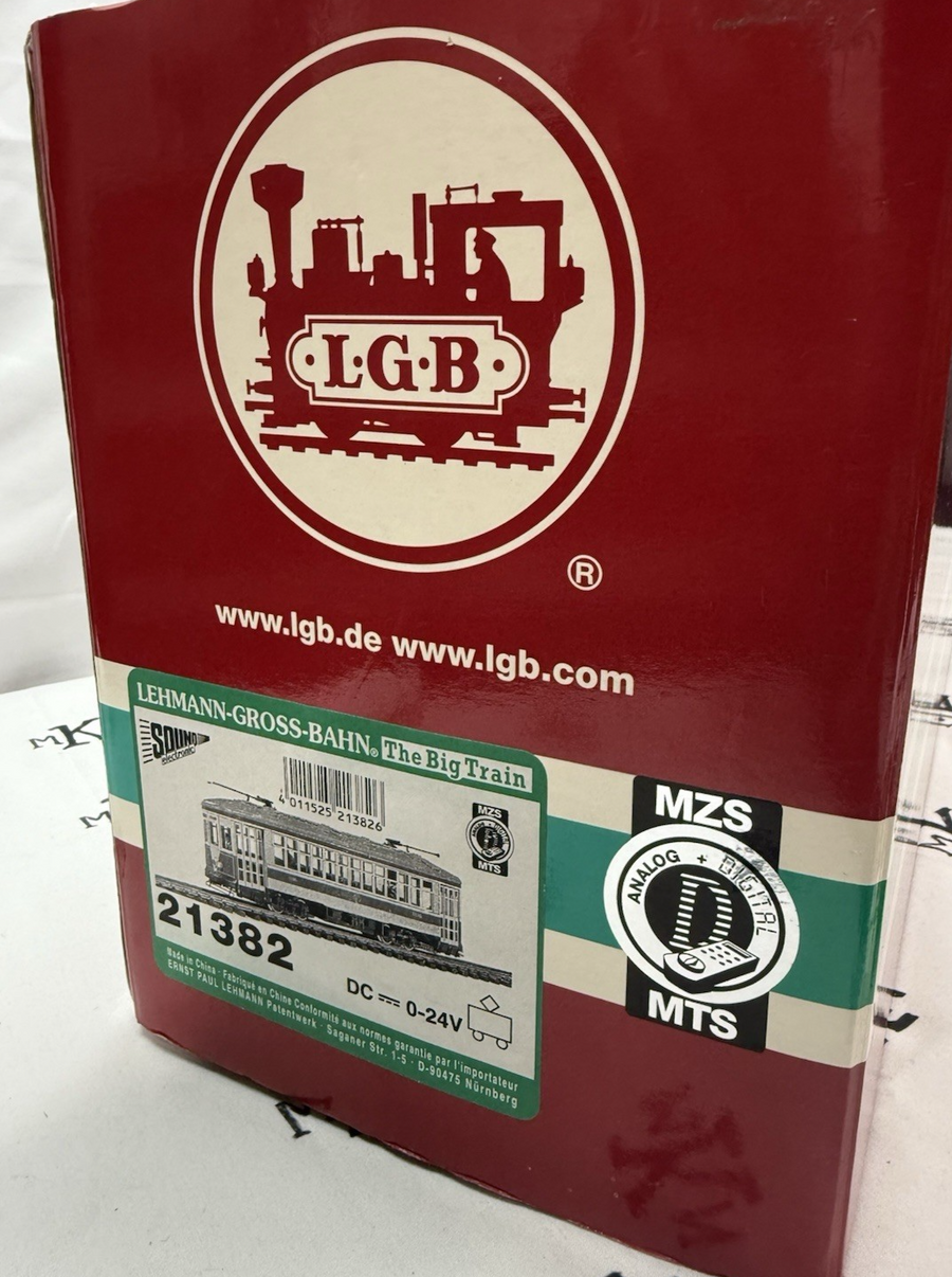 LGB 21382 G Scale Third Avenue Transit System Streetcar #1246 w/ Sound New/Box