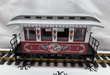 LGB 35075 Christmas Seasons Greetings Passenger Car Coach G Scale