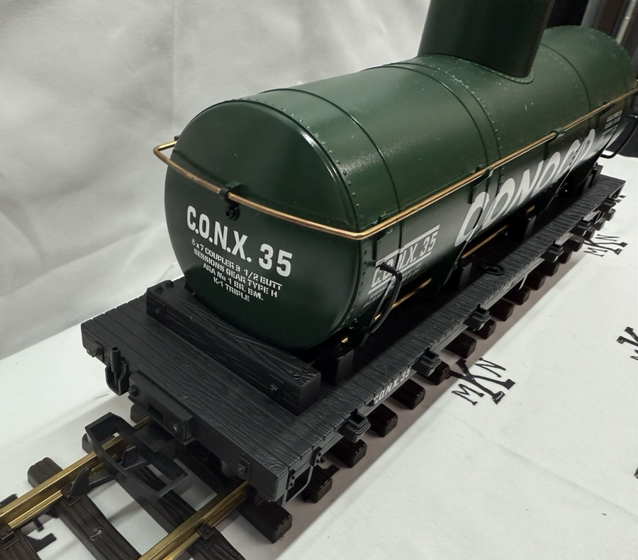 LGB 40805 Conoco Single Dome Tank Car C.O.N.X. 35 LN/EX G Scale