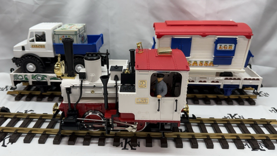 LGB 21988 Circus Train Starter Set Complete with track G Scale