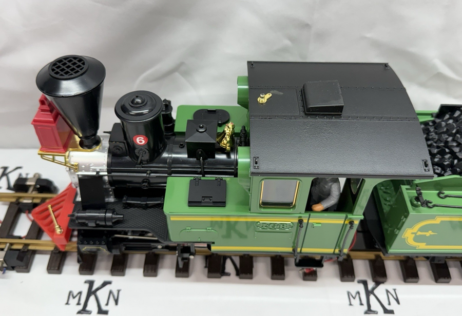 LGB 2017 Green Classic Steam Locomotive and Powered Tender G Scale LN