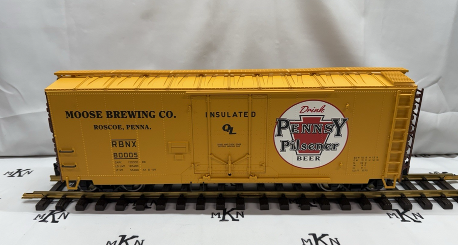 Aristo Craft Art 45211 PENNSY PILSNER Plug Door Box Car METAL WHEELS LN/BOX