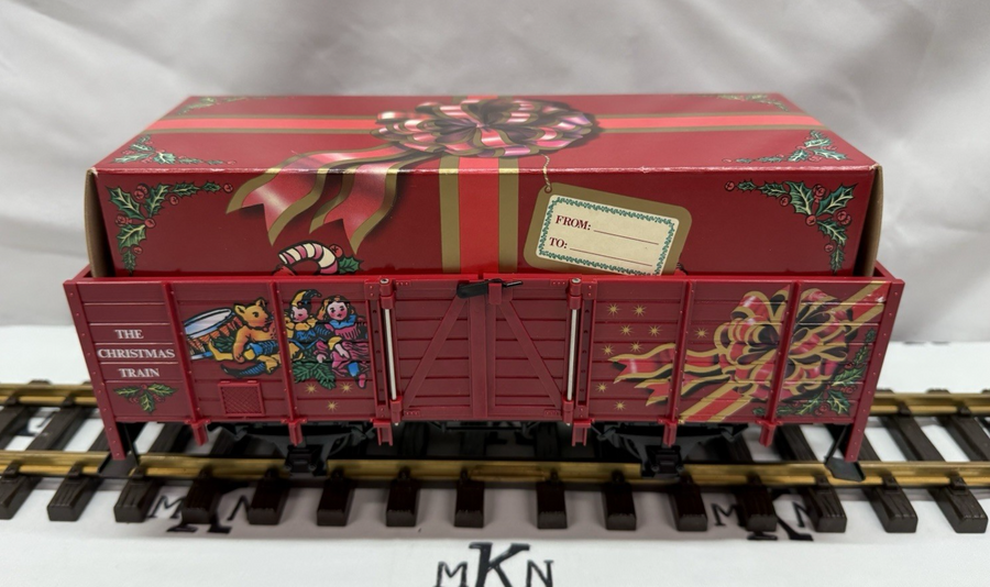 LGB 40217 Christmas Gondola Train Package Car G Scale