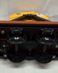 LGB 4046 CABLE REEL FLAT CAR YELLOW REEL G Scale