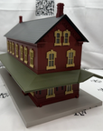 MTH Rail King O Scale 30-90094 Dark Red Stone Passenger Station