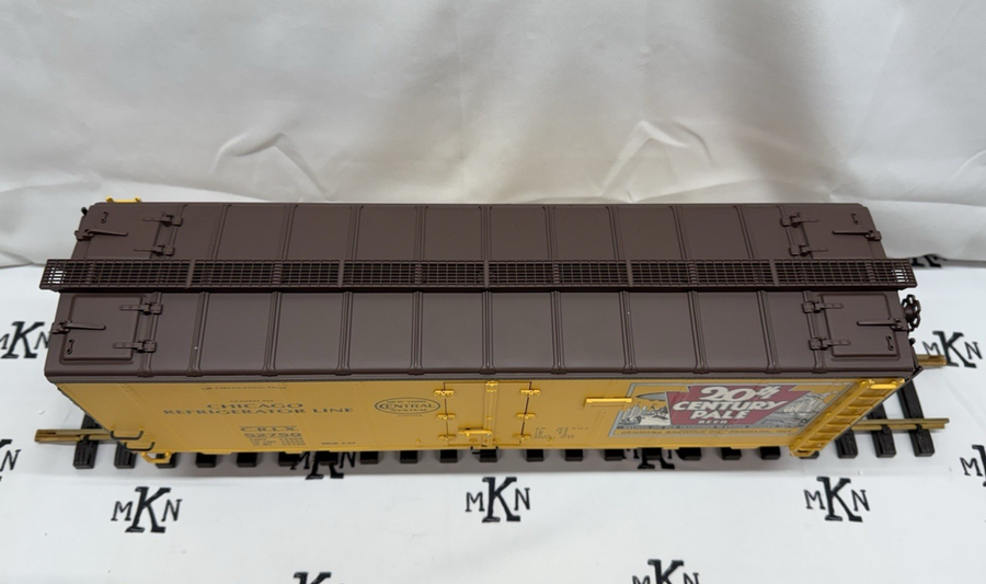 Aristo-Craft ART-46222 NYC 20th Century Pale Beer Steel Reefer Car G Scale