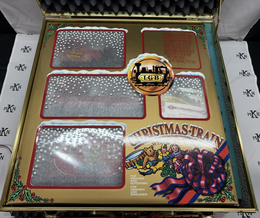 LGB 72555 Merry Christmas Starter Train Set W/Smoke Complete #96 Ltd Ed. MINT