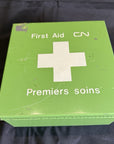 Vintage Canadian National Railroad Train Complete First Aid Kit Circa Year 2000