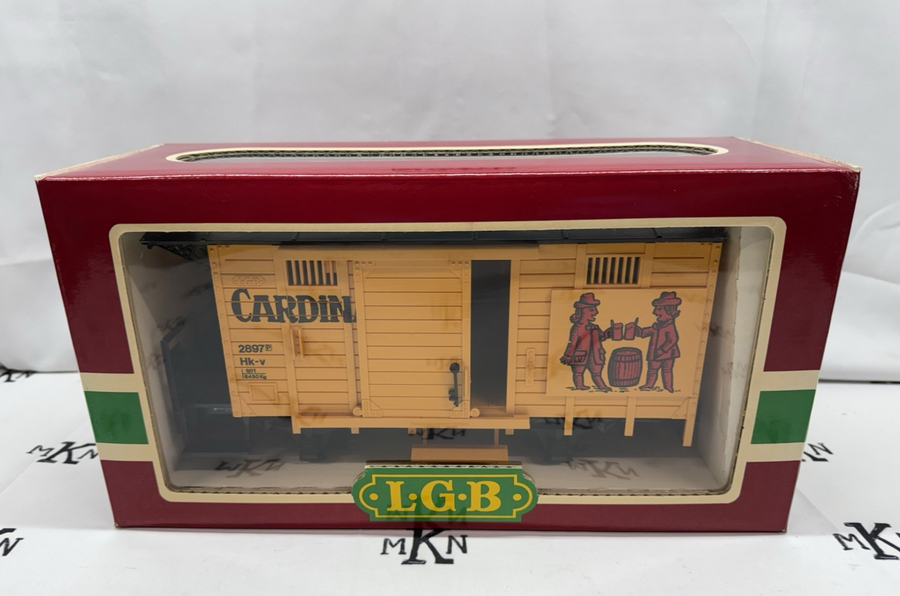 LGB 4034 Cardinal Beer Boxcar Wagon New with Sleeve G Scale
