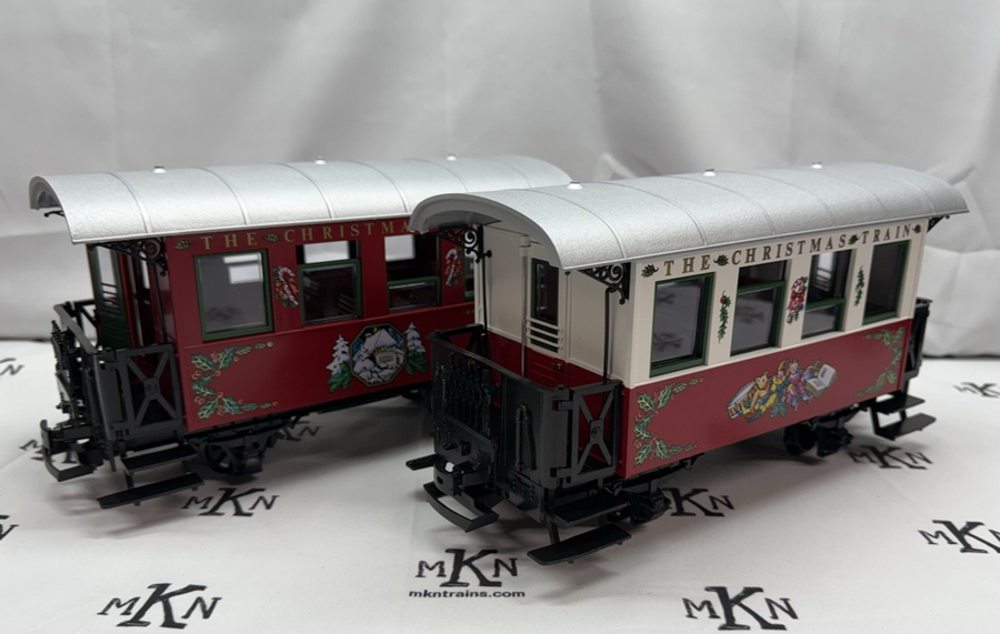 LGB 21540 G Scale Christmas Santa Train Passenger Set Train Only No Track/Trans