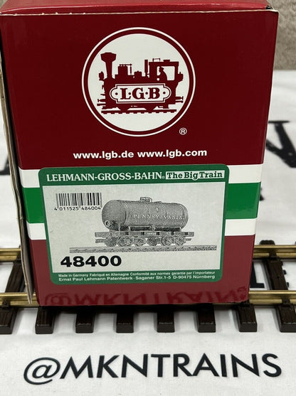 LGB Lehmann 48400 G Scale Pennsylvania PRR Single Dome Tanker Car Germany LN/BOX