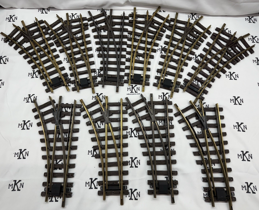 LGB Switches 1200 1210 Left / Right Turnout Switch G Scale Lot of 10