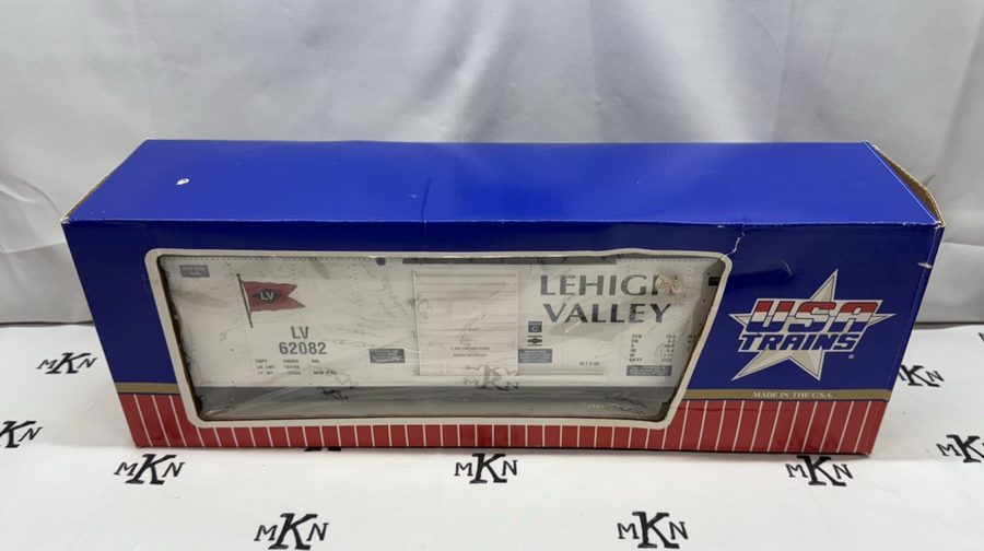 USA Trains R19060D Lehigh Valley Simulated Steel Box Car #62082 G Scale