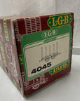 LGB 4045 Aral Barrel Short Flat Stake Car W/ 5 Barrels G Scale