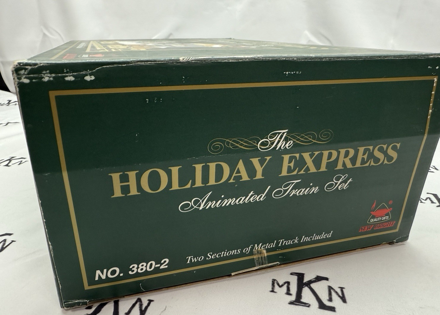 NEW BRIGHT 380-2 HOLIDAY EXPRESS ANIMATED WATER TANKER CAR G SCALE