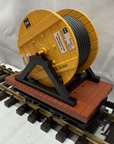 LGB 4046 CABLE REEL FLAT CAR YELLOW REEL G Scale