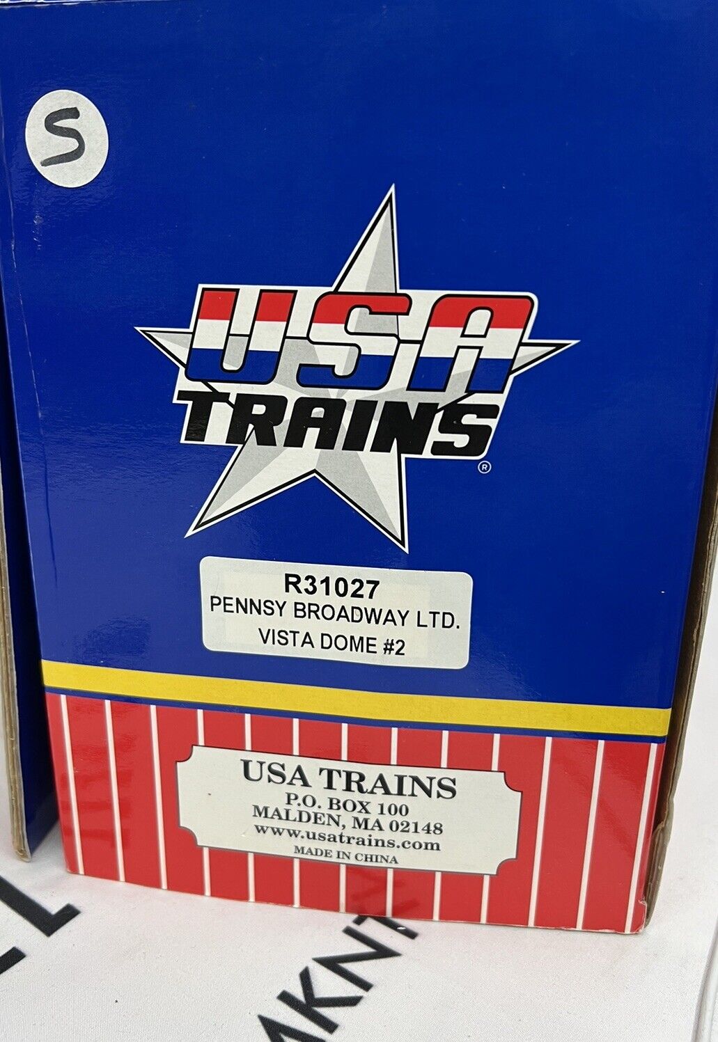 USA Trains R31027 G Pennsylvania Vista Dome Smooth Extruded Aluminum New/MINT