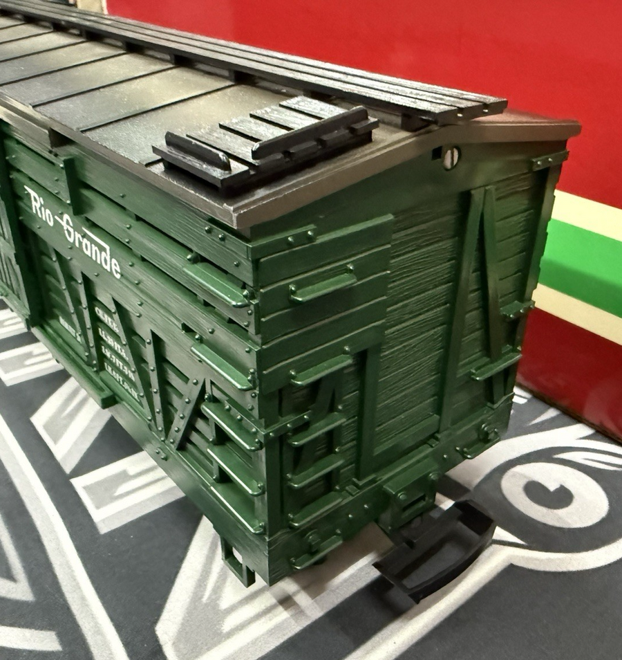 LGB 4068 DRGW Rio Grande Green Cattle Stock Car G Scale EX/BOX