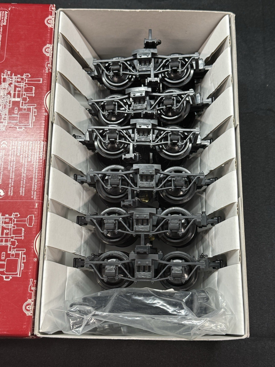 LGB G scale 40770 Disconnect Log Trucks Brand New in Box. 6 Pieces