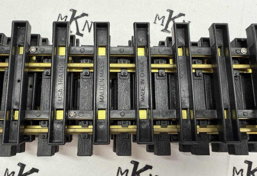 USA TRAINS R81065 BRASS 60 INCH STRAIGHT TRACK 6 total 5-foot Sections G Scale