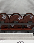 LGB 42580 G Scale Heavy Duty 8-Axle Depressed Center Cable Reel Flat Car NIB