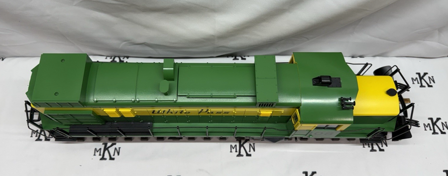 LGB 25552 White Pass green and yellow ALCO #108 DC/DCC locomotive G Scale