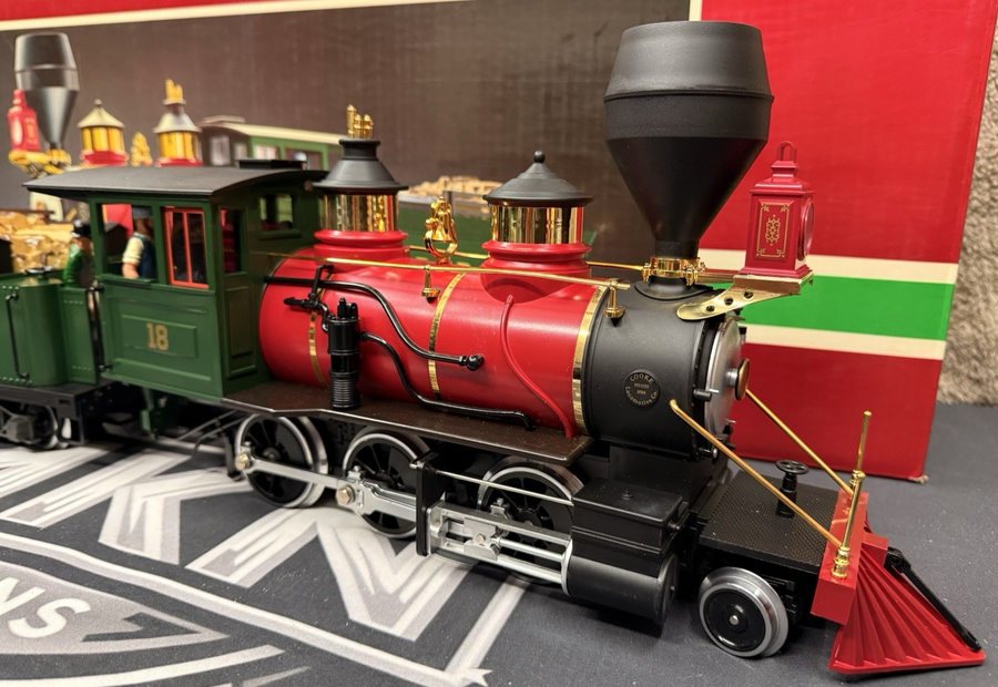 LGB 2018D DSPPRR Mogul Steam Engine w/Tender Tested LN/Box New Tire G Scale