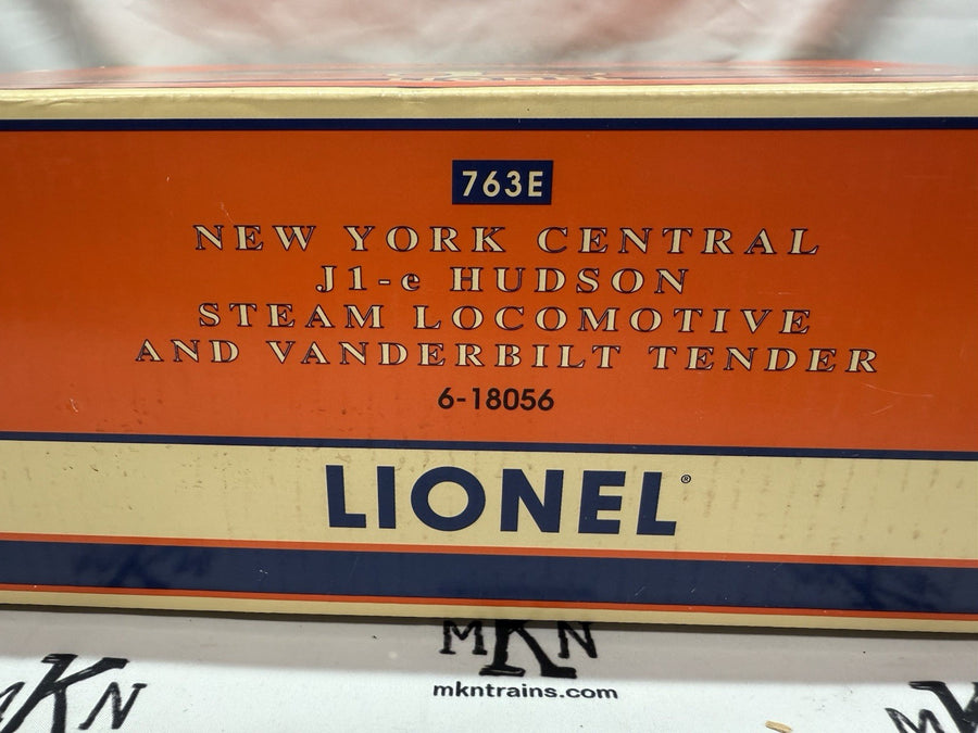 Lionel 6-18056 O NYC 763E J1e 4-6-4 Hudson Steam Locomotive & Oil Tender #5344